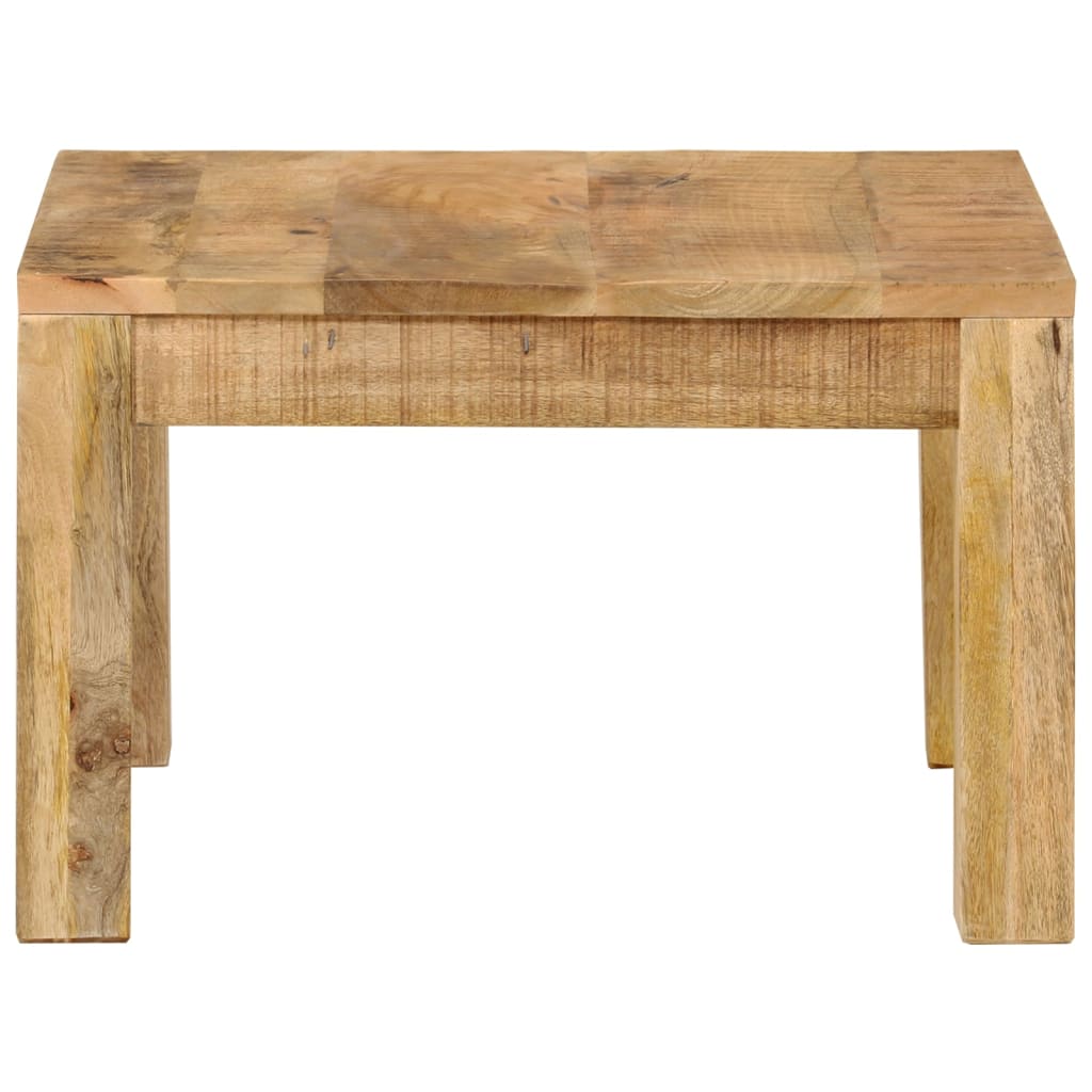 Table basse 55x55x35 cm en bois de manguier massif
