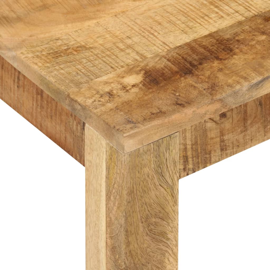 Table basse 55x55x35 cm en bois de manguier massif