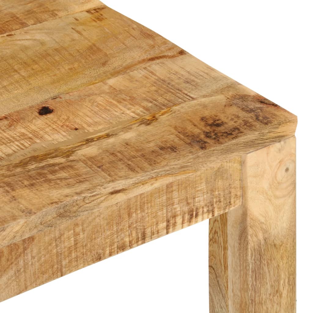 Table basse 55x55x35 cm en bois de manguier massif