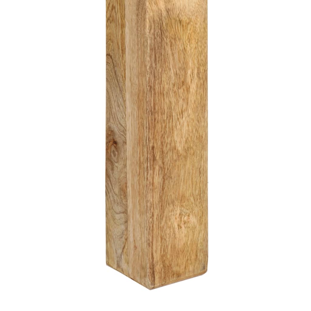 Table basse 55x55x35 cm en bois de manguier massif