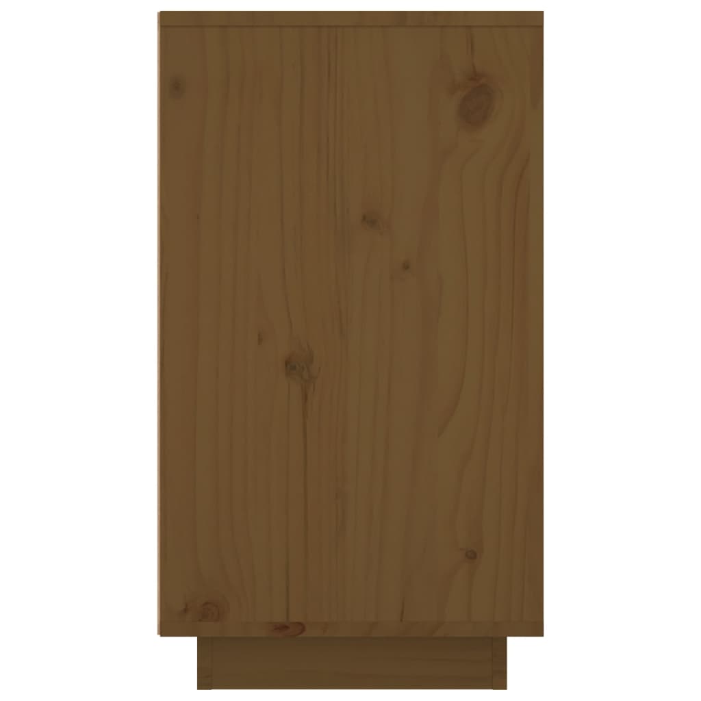 Weinregal Honigbraun 23x34x61 cm Massivholz Kiefer