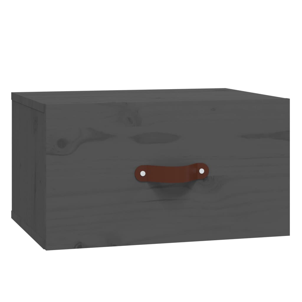 Wall Bedside Tables 2 pcs. Gray 40x29.5x22 cm