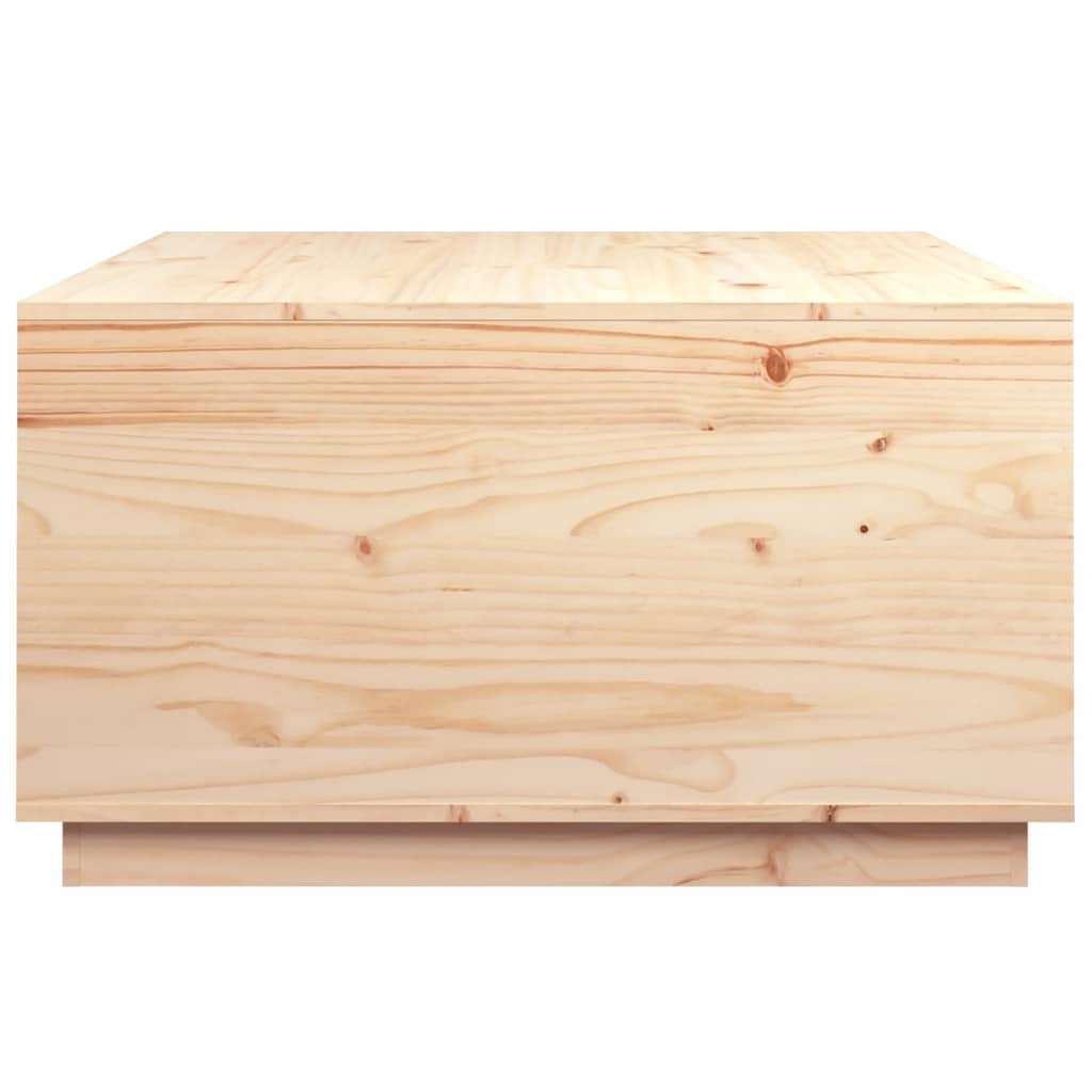 Coffee table 80x80x45 cm solid pine wood