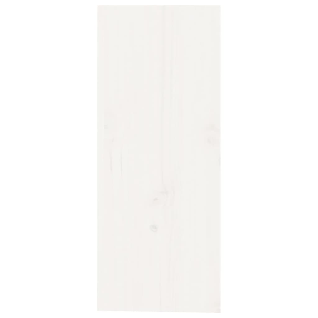 Casier à vin blanc 62x25x62 cm en bois de pin massif