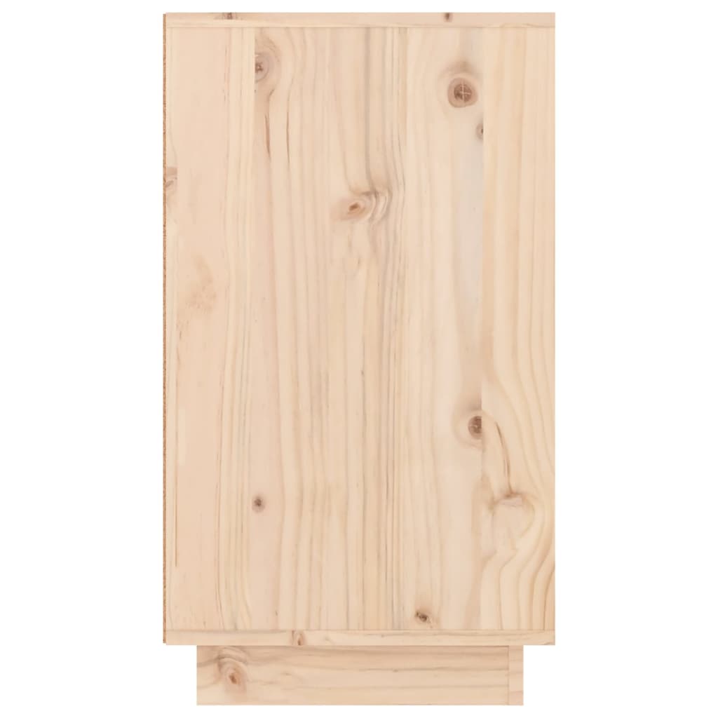 Étagère à chaussures 110x34x61 cm en bois de pin massif