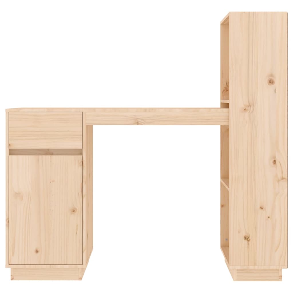Desk 110x53x117 cm solid pine wood