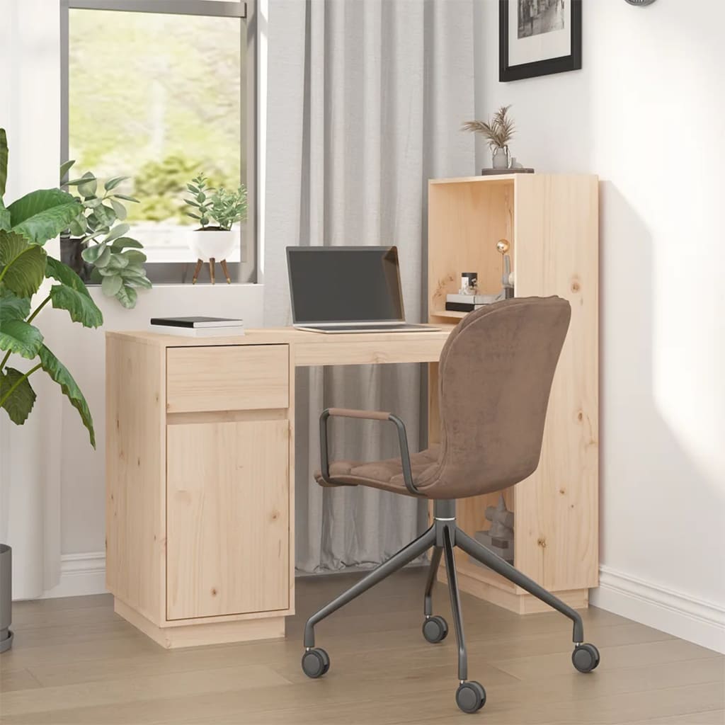 Desk 110x53x117 cm solid pine wood