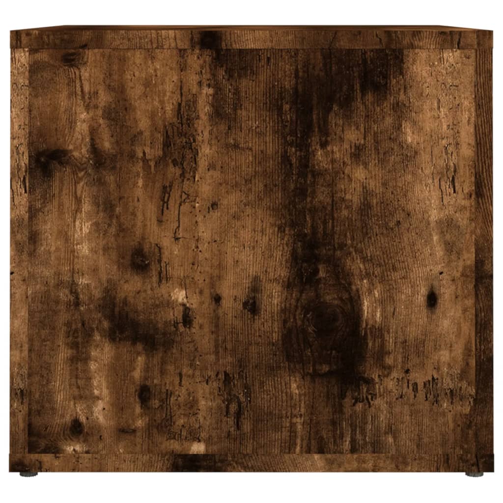 Bedside table smoked oak 41x40x36 cm wood material