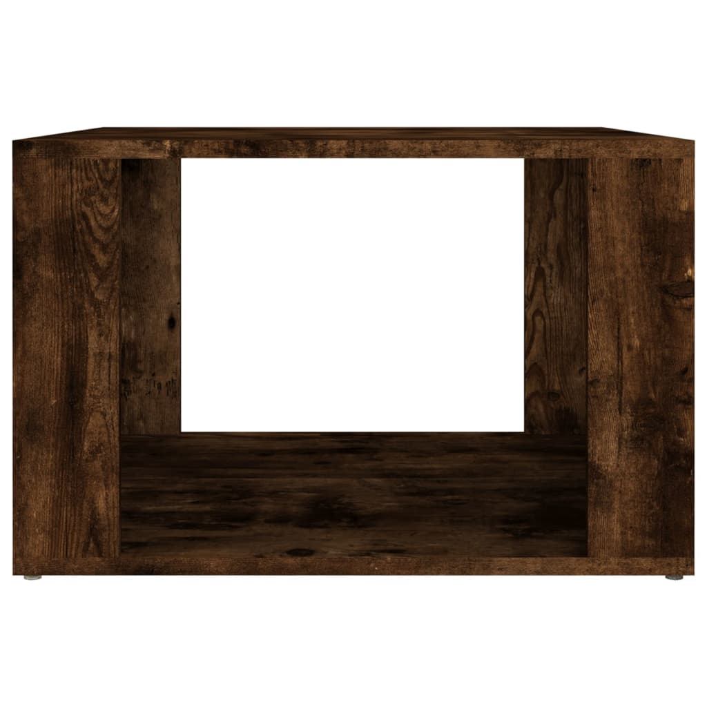 Bedside table smoked oak 57x55x36 cm wood material