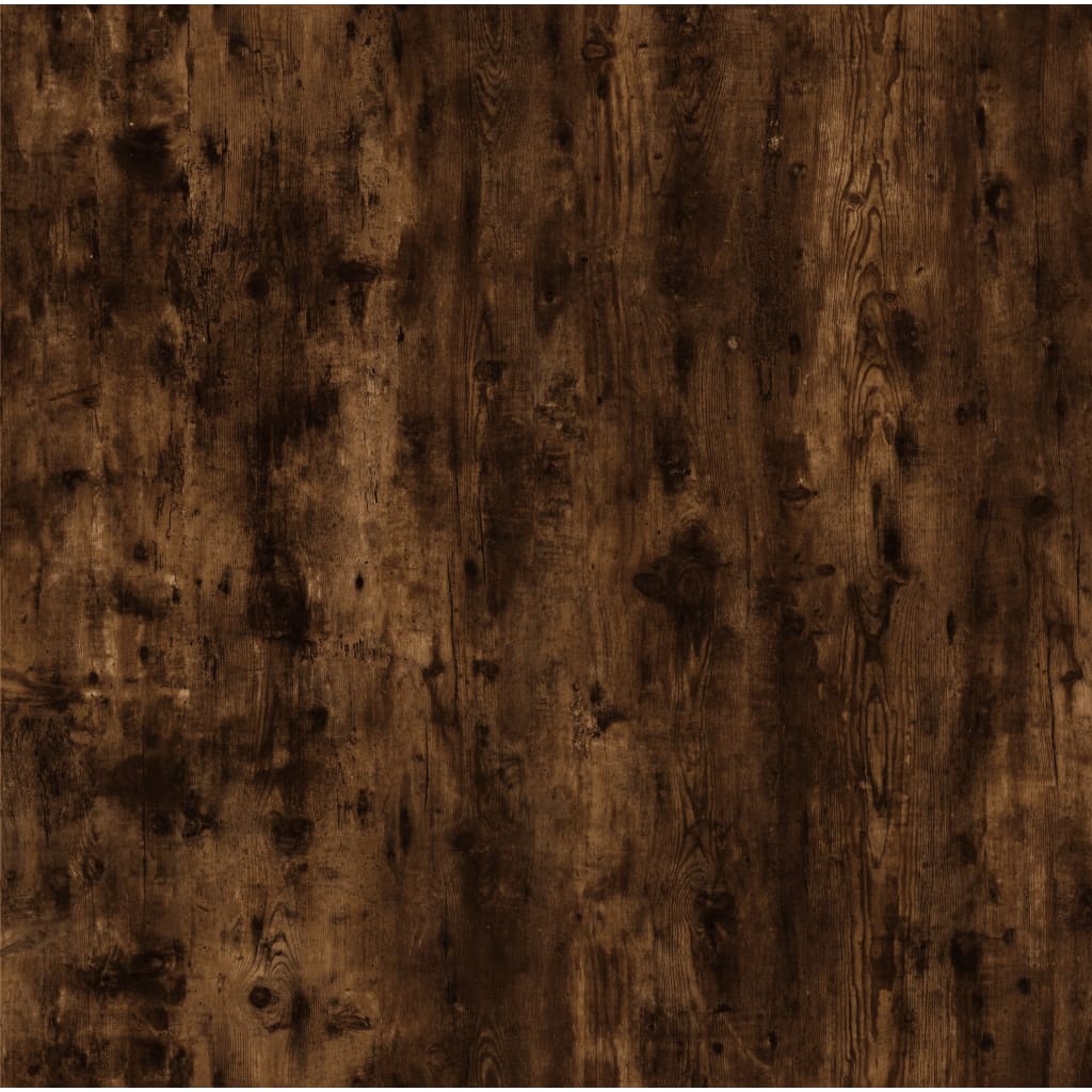 Bedside table smoked oak 57x55x36 cm wood material