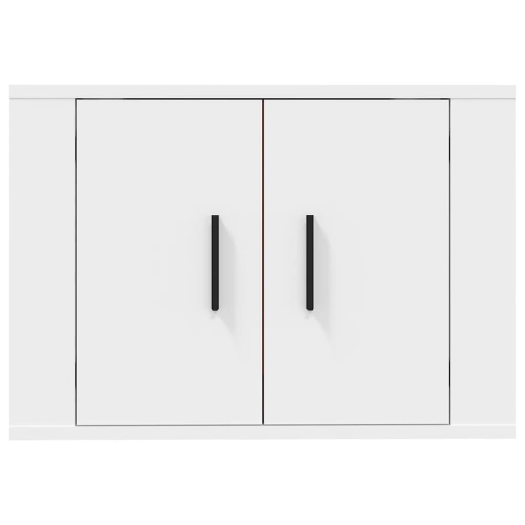 Meuble TV mural blanc 57x34,5x40 cm