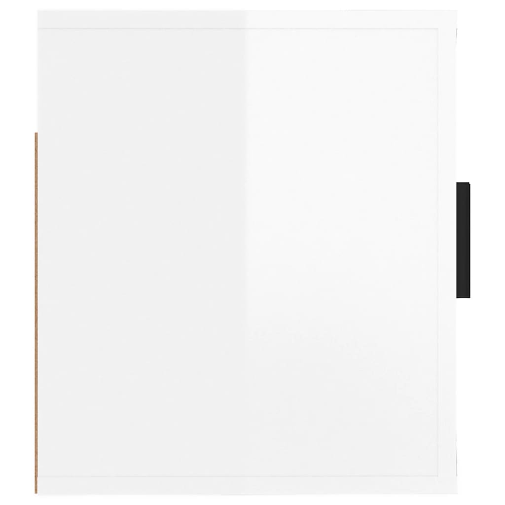 TV wall cabinet high-gloss white 57x34.5x40 cm