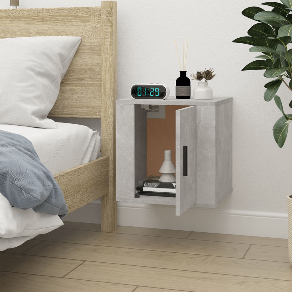 TV wall cabinet concrete grey 40x34.5x40 cm