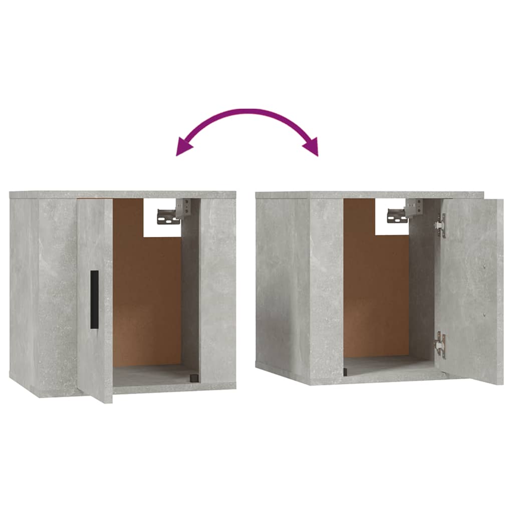 TV wall cabinet concrete grey 40x34.5x40 cm
