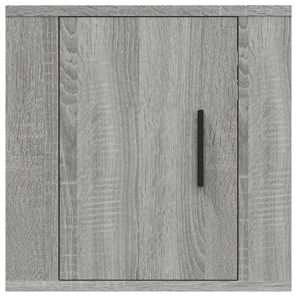 Armoires murales TV 2 pcs. Gris Sonoma 40x34,5x40 cm