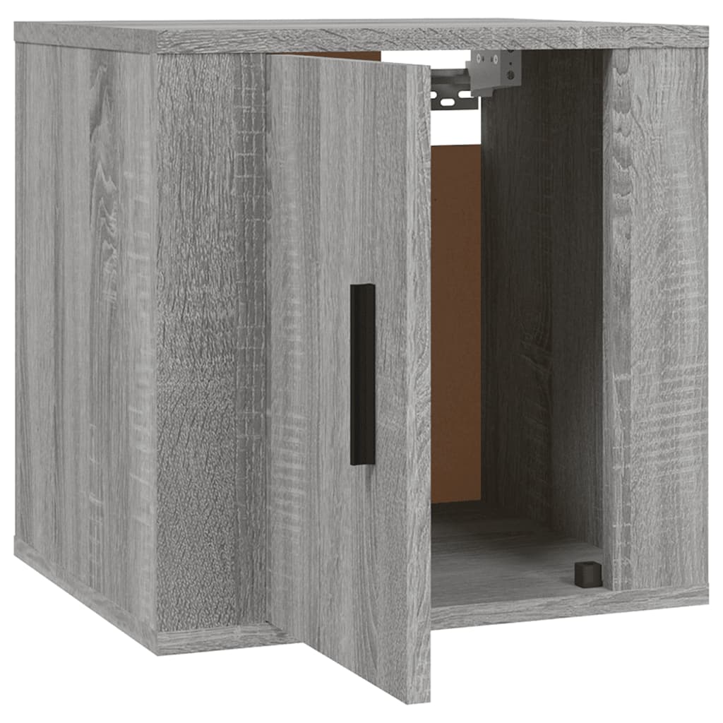 Armoires murales TV 2 pcs. Gris Sonoma 40x34,5x40 cm