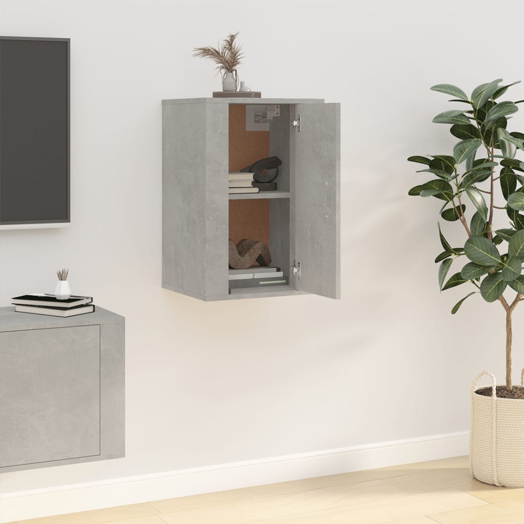 TV wall cabinet concrete grey 40x34.5x60 cm