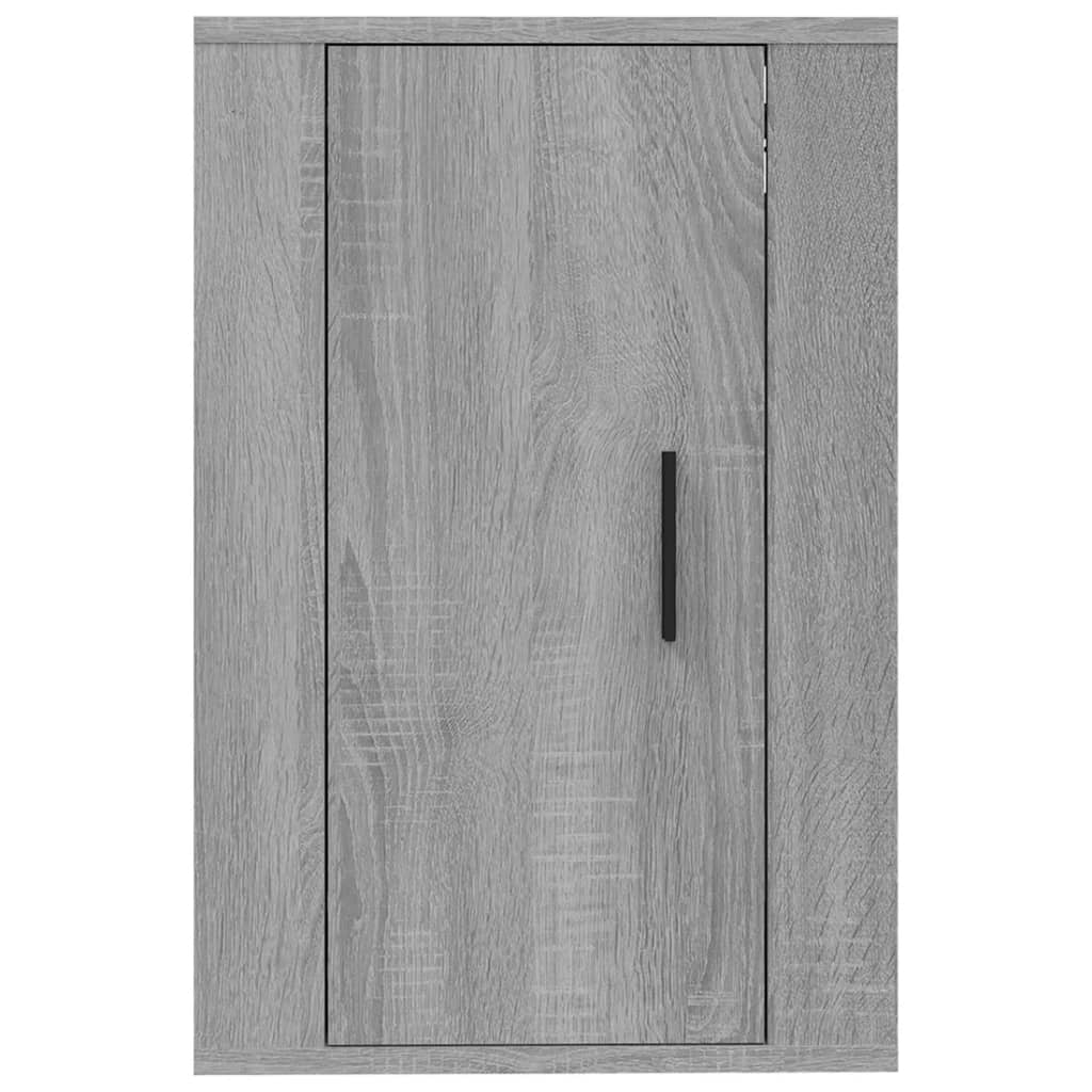 Armoires murales TV 2 pcs. Gris Sonoma 40x34,5x60 cm