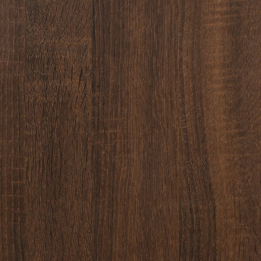 Meubles muraux TV 2 pièces aspect chêne marron 40x34,5x60 cm