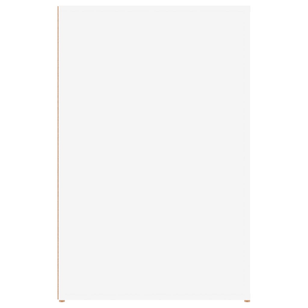 Desk White 100x49x75 cm Wood Material