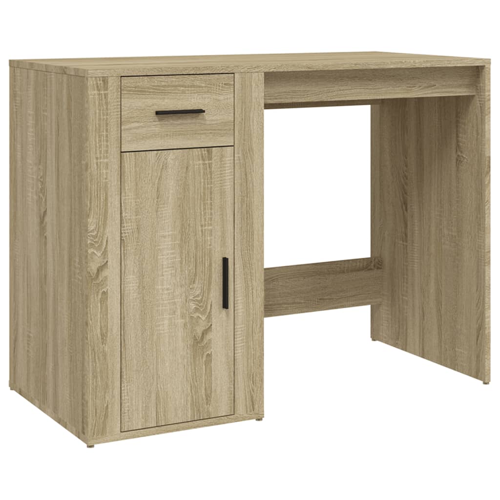 Desk Sonoma Oak 100x49x75 cm Wood Material