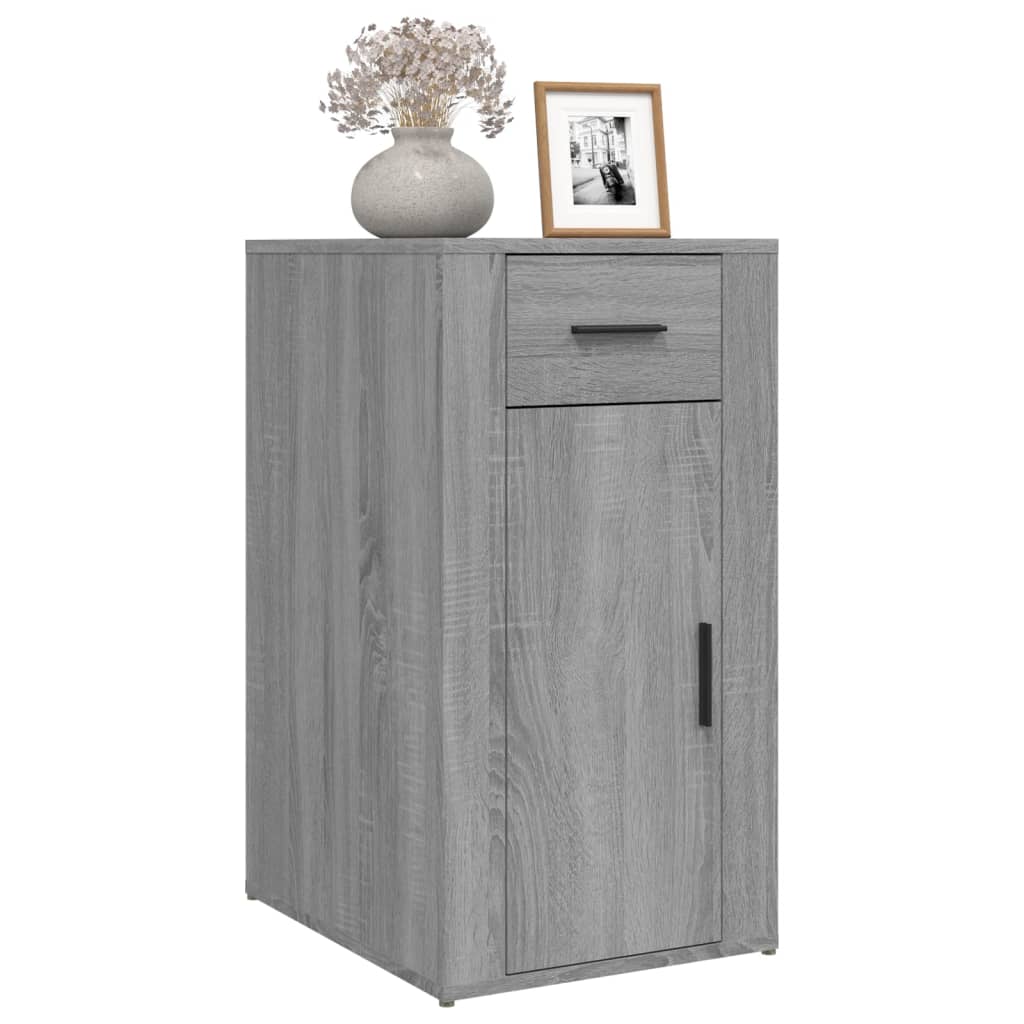 Office Cabinet Gray Sonoma 40x49x75 cm Wood Material