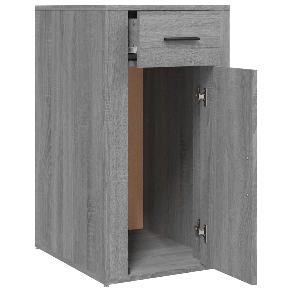 Office Cabinet Gray Sonoma 40x49x75 cm Wood Material