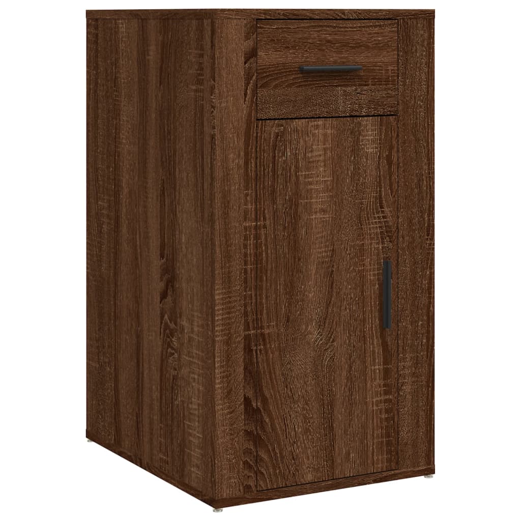 Office Cabinet Brown Oak Look 40x49x75 cm Wood Material