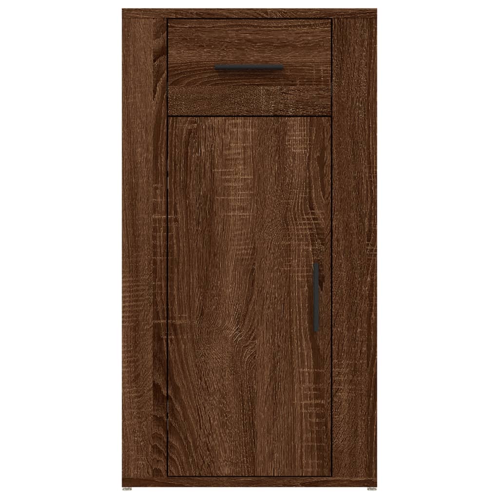 Office Cabinet Brown Oak Look 40x49x75 cm Wood Material