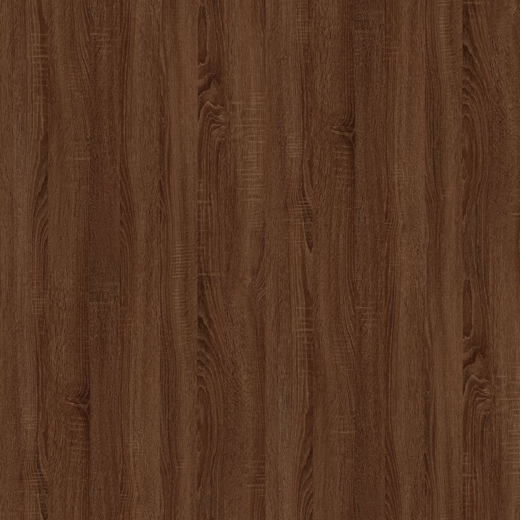 Office Cabinet Brown Oak Look 40x49x75 cm Wood Material