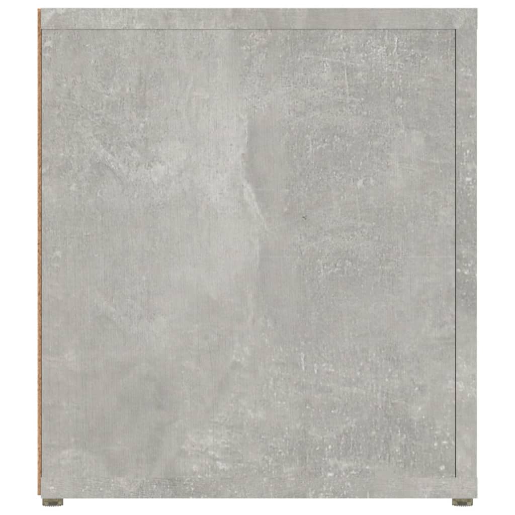 Meubles TV 2 pièces. Matériau bois gris béton 80x31,5x36 cm.