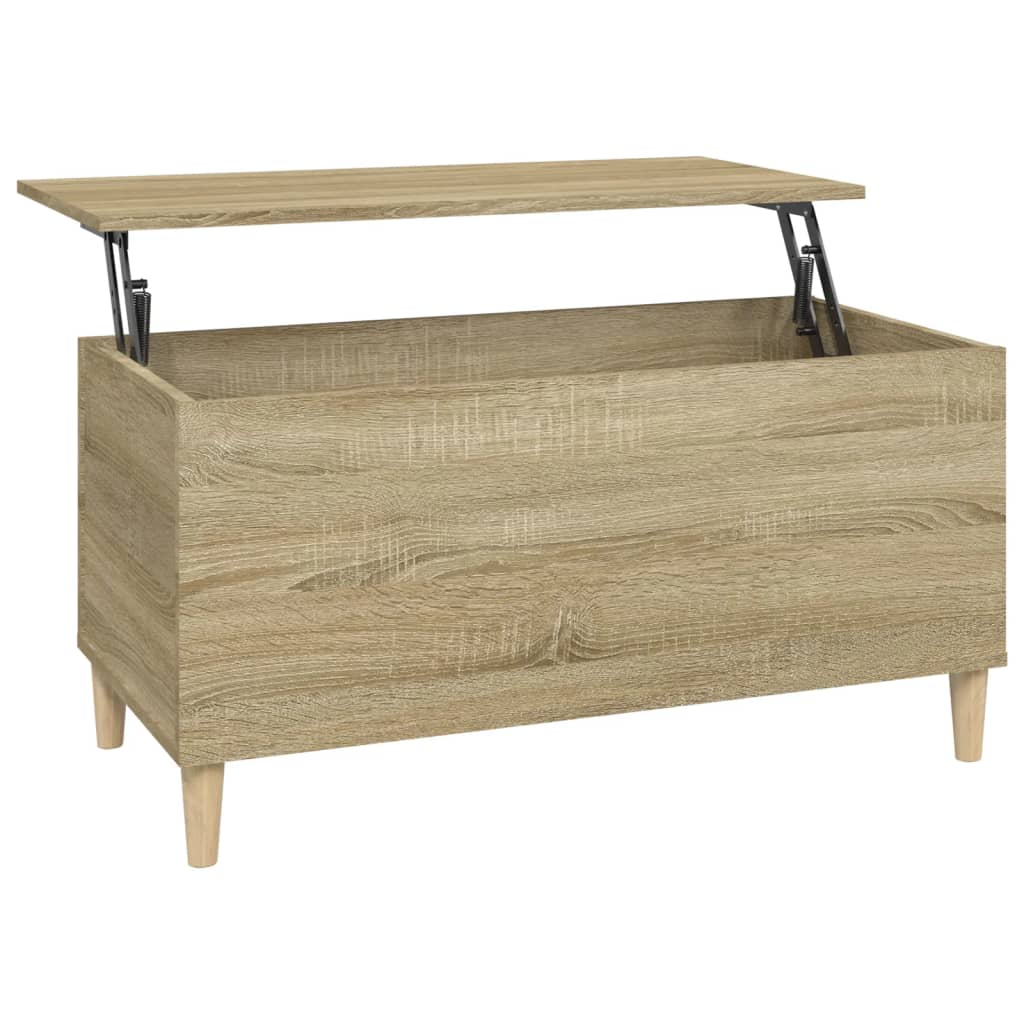 Table basse chêne Sonoma 90x44,5x45 cm en bois
