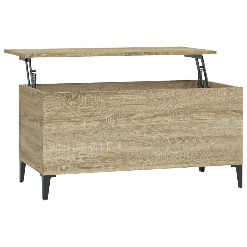 Table basse chêne Sonoma 90x44,5x45 cm en bois