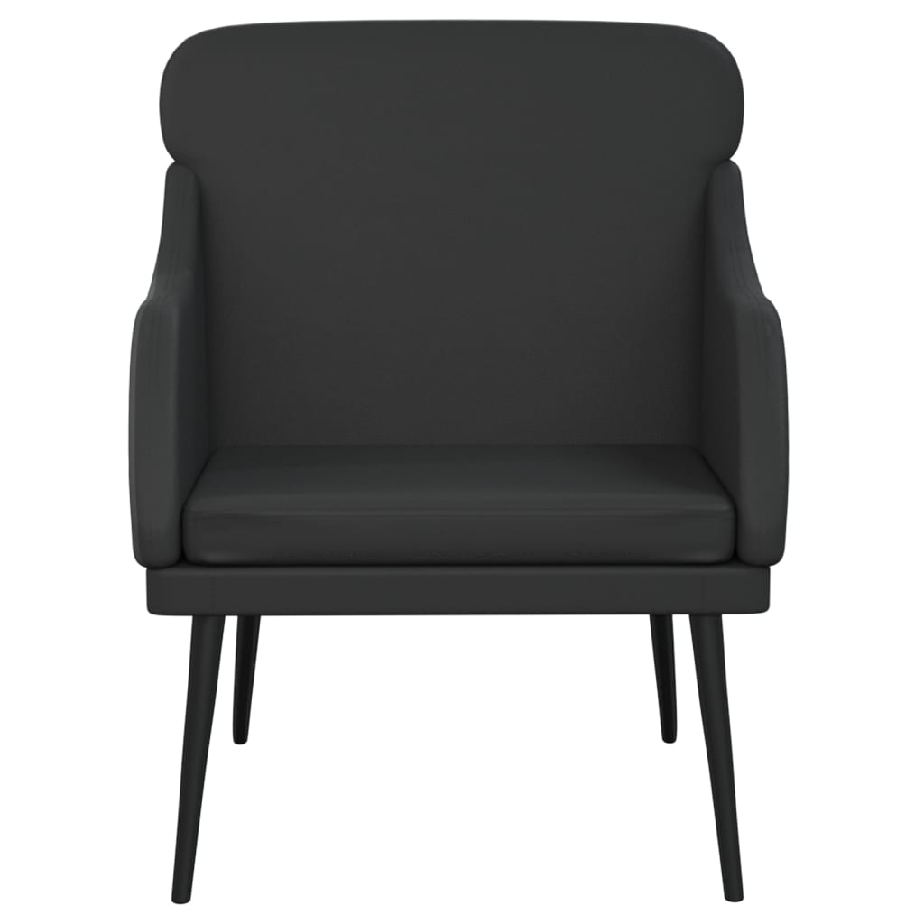 Armchair Black 63x76x80 cm artificial leather