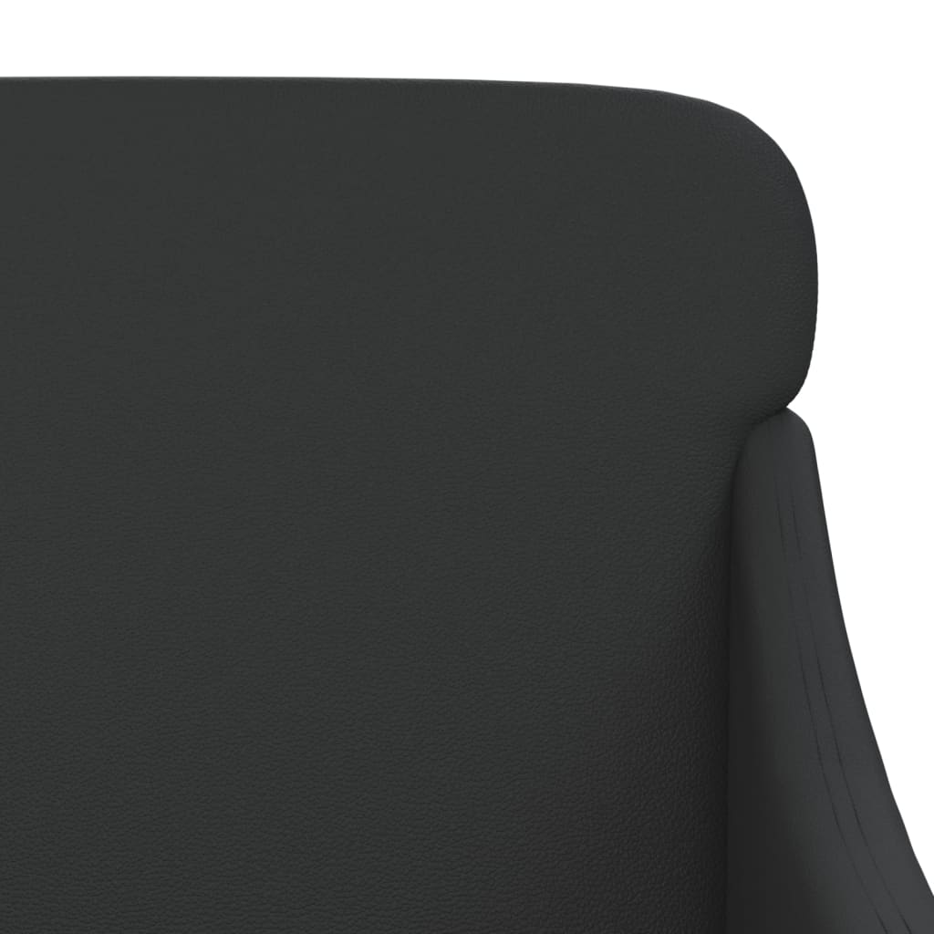 Armchair Black 63x76x80 cm artificial leather