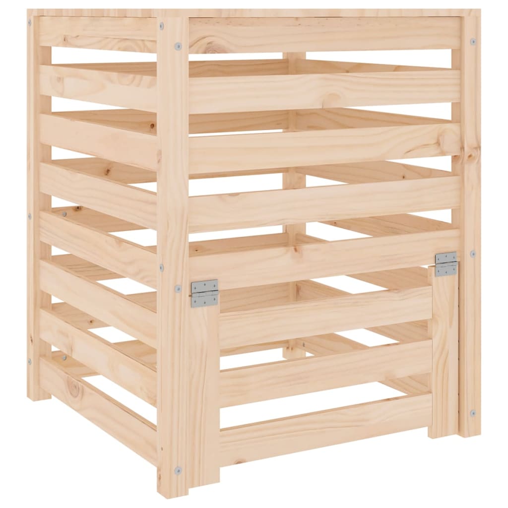 Composteur 63,5x63,5x77,5 cm en bois de pin massif