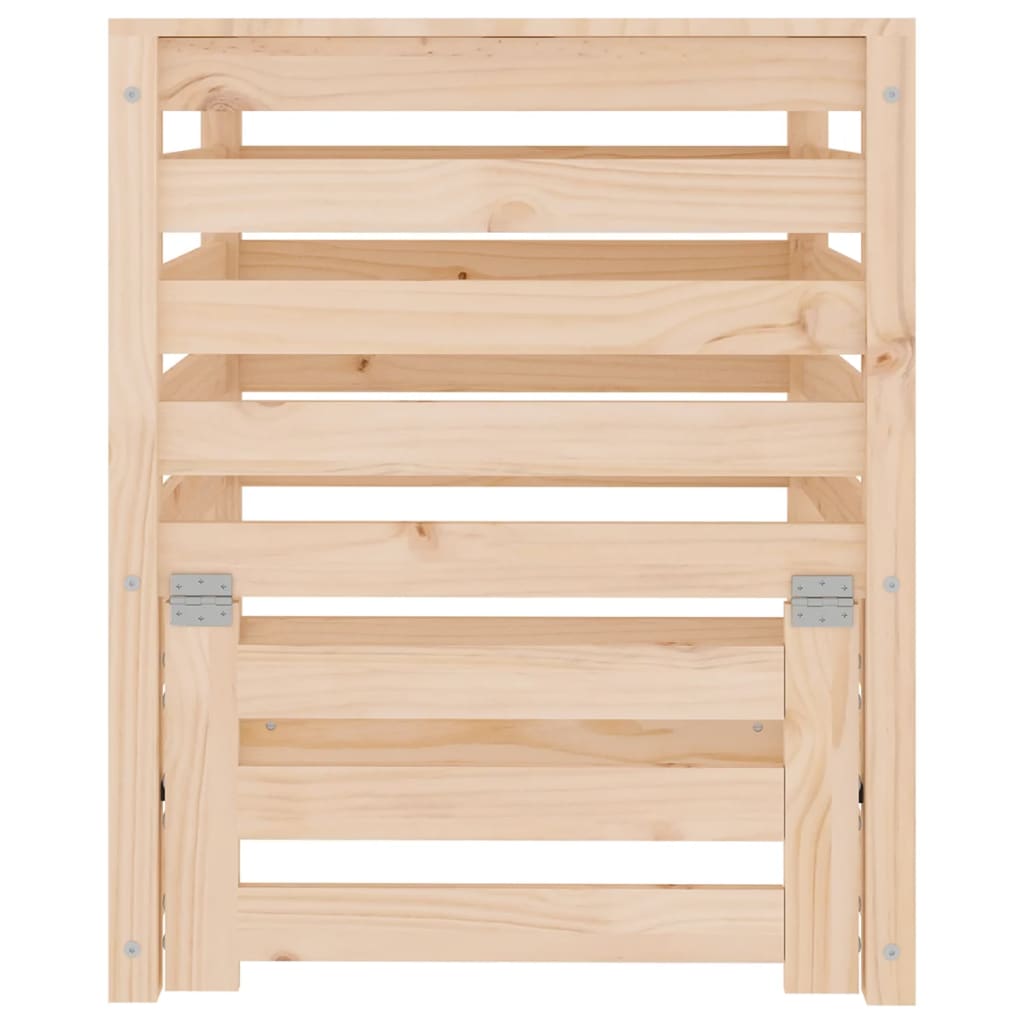 Composteur 63,5x63,5x77,5 cm en bois de pin massif