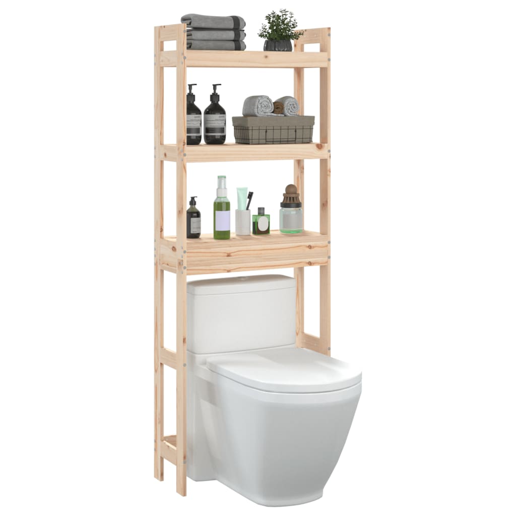 Toilet shelf 63x26x171 cm solid pine wood