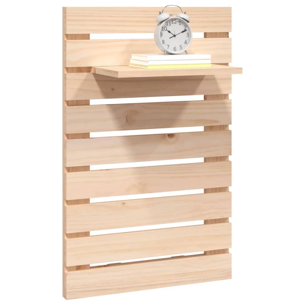 Tables de chevet avec étagère murale 2 pcs. Bois de pin massif
