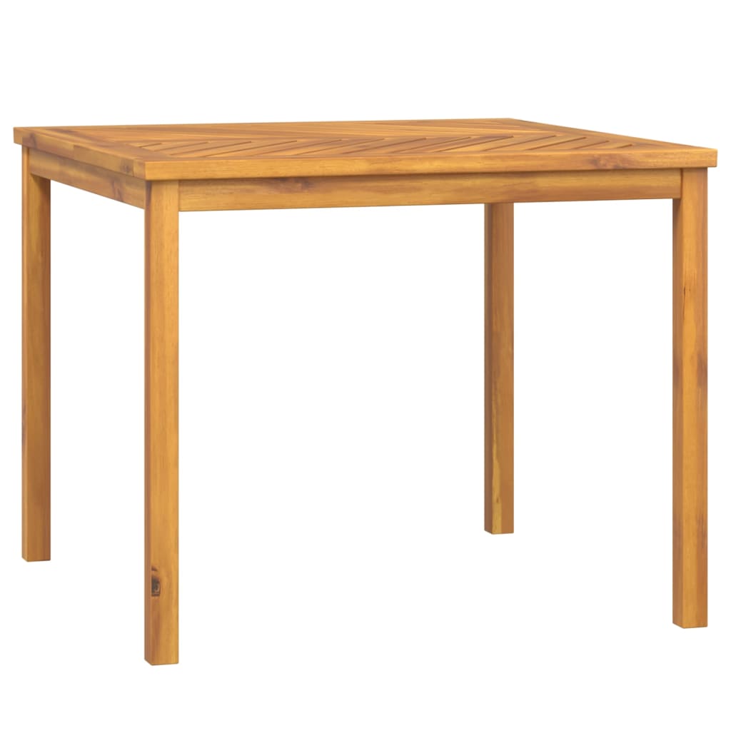 Table à manger de jardin 90x90x74 cm en bois d'acacia massif