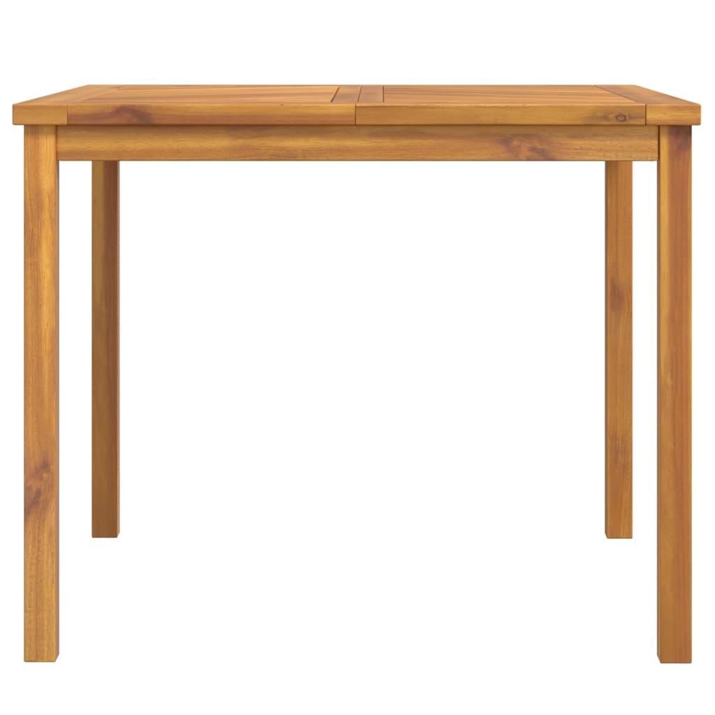 Table à manger de jardin 90x90x74 cm en bois d'acacia massif