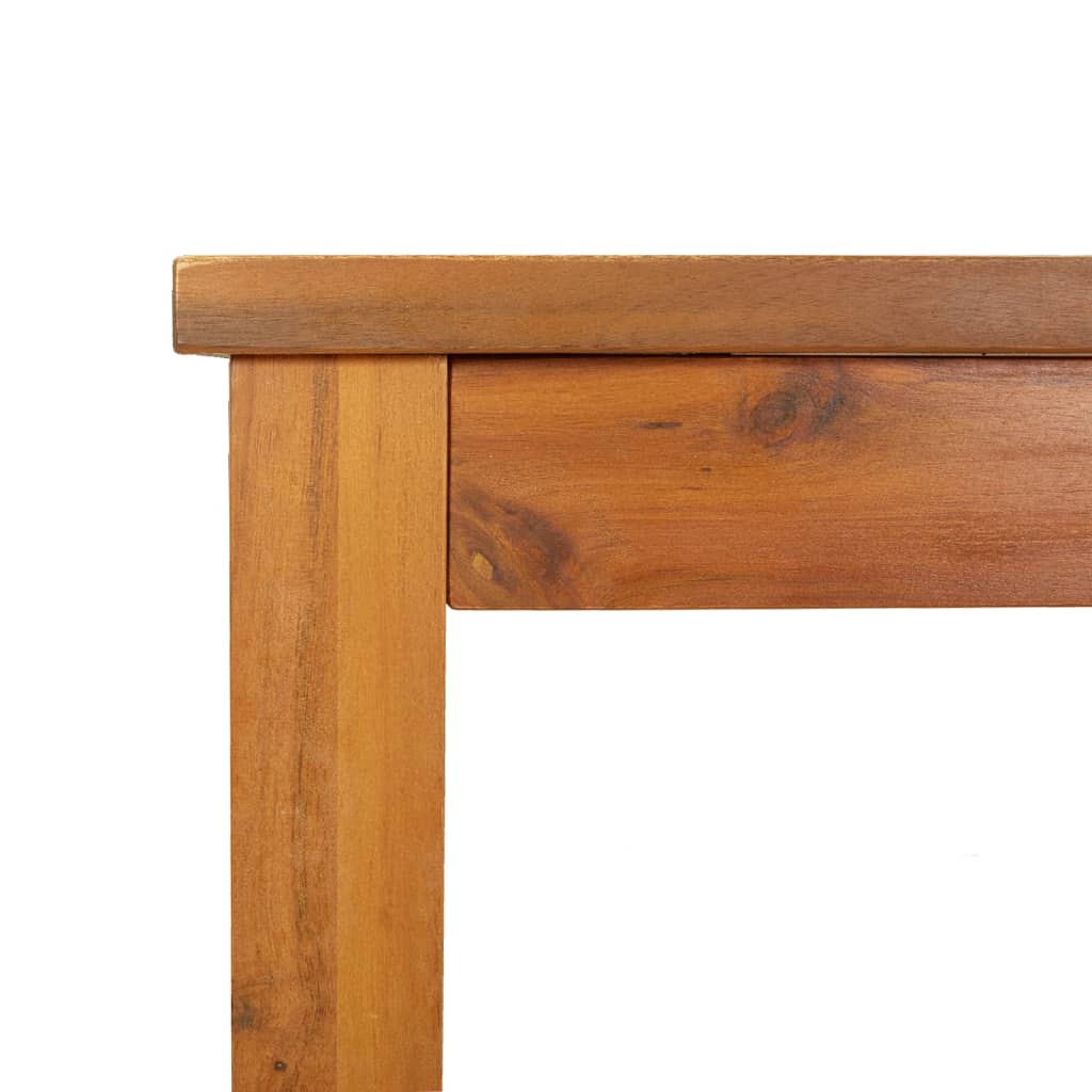 Table à manger de jardin 90x90x74 cm en bois d'acacia massif
