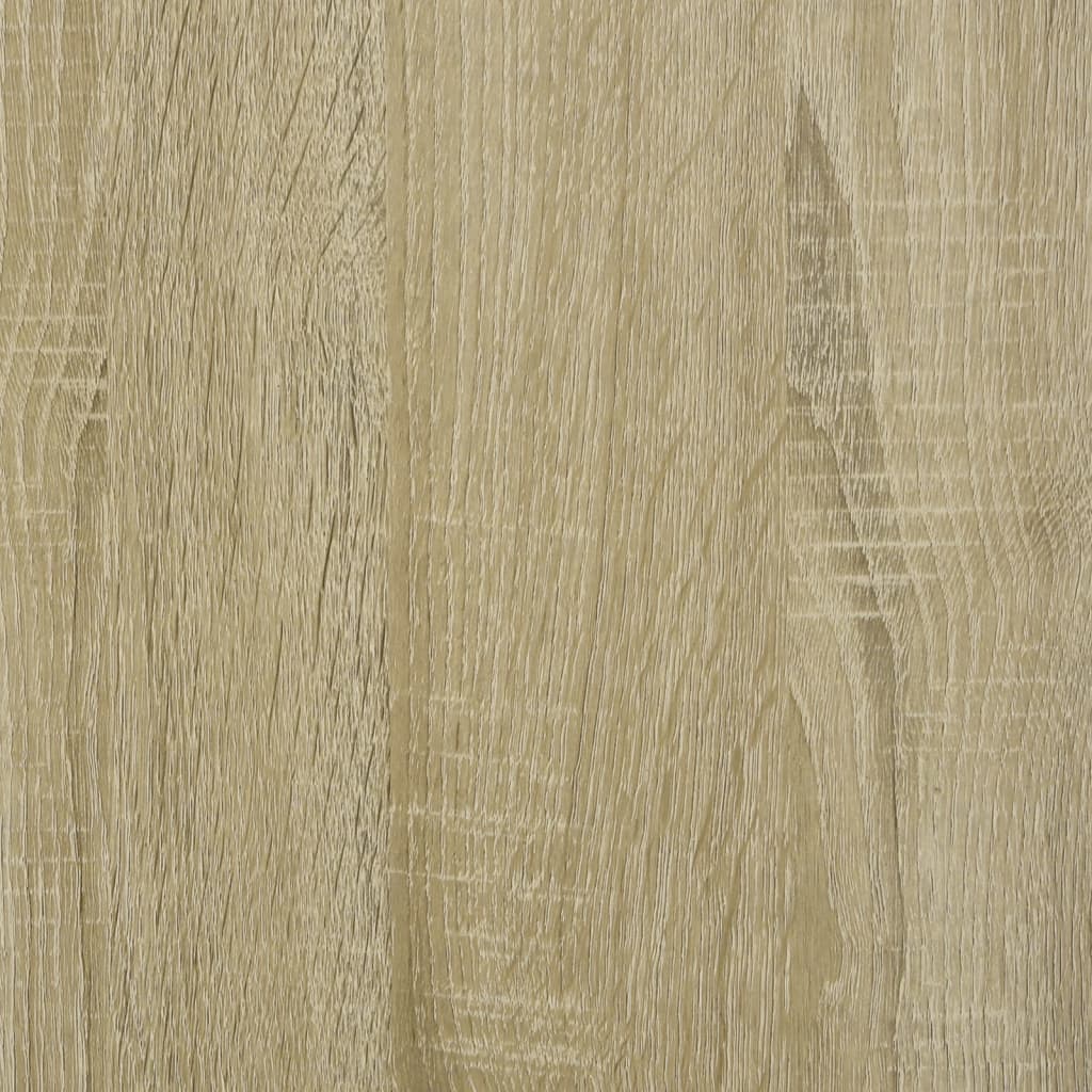 Desk with shelf Sonoma oak 102x45x148 cm wood material