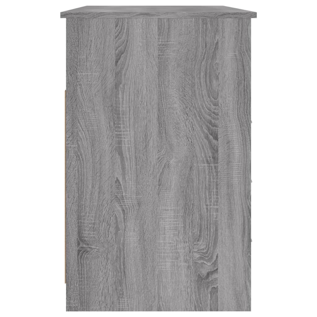Desk with Drawers Gray Sonoma 102x50x76 cm
