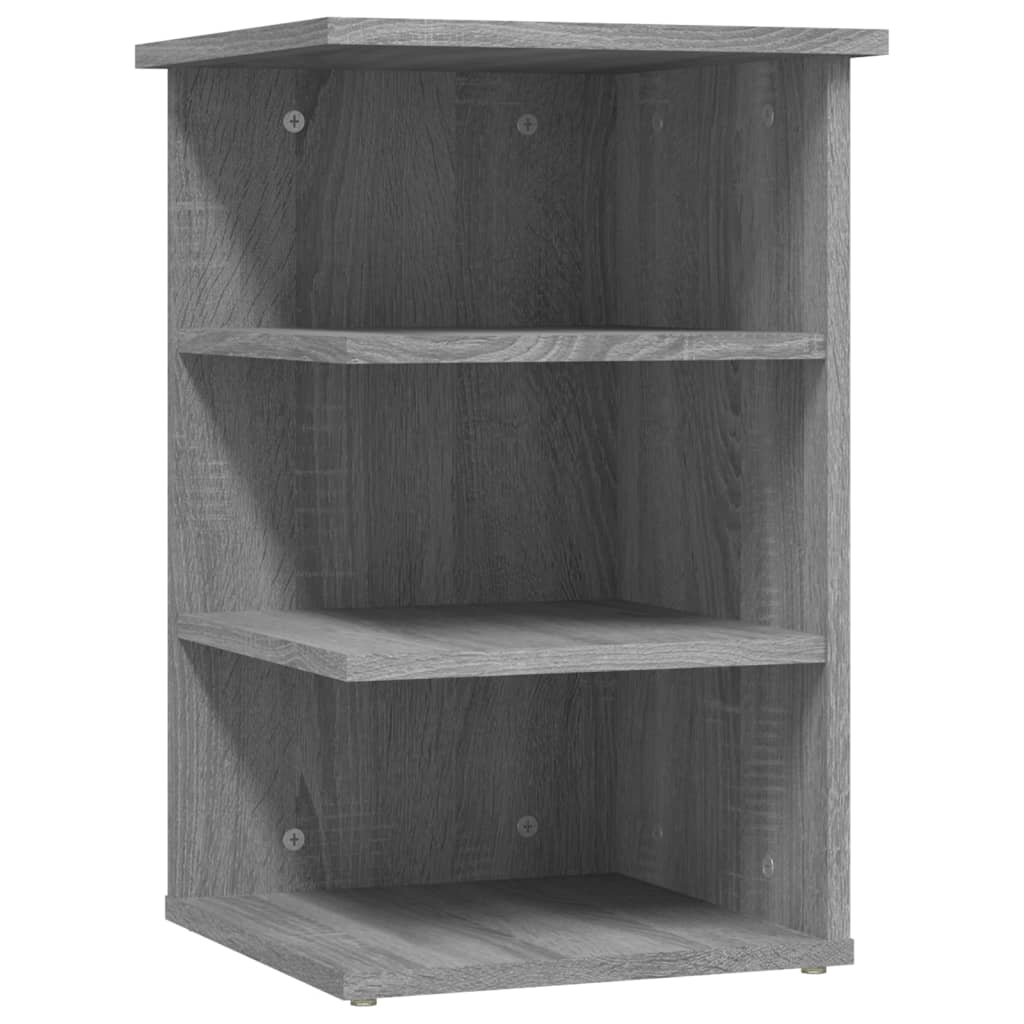 Side shelf gray Sonoma 35x35x55 cm wood material