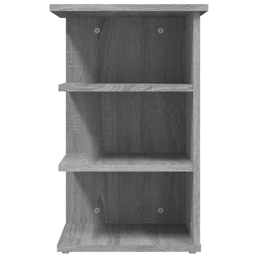 Side shelf gray Sonoma 35x35x55 cm wood material