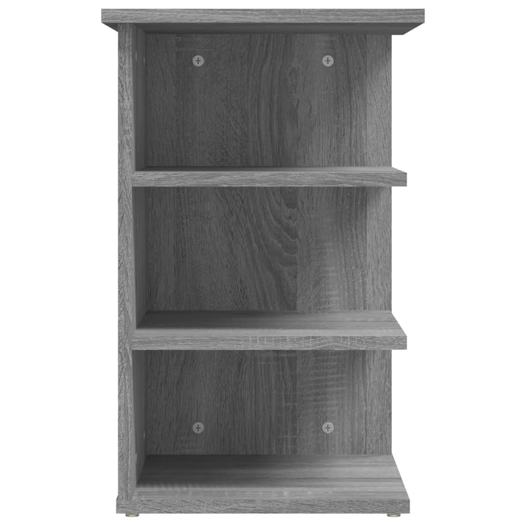 Side shelf gray Sonoma 35x35x55 cm wood material