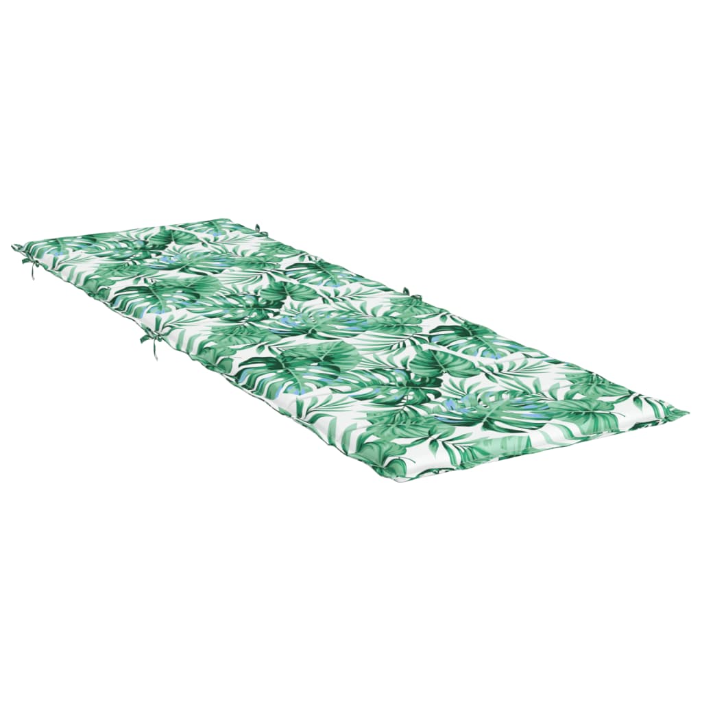 Coussin pour transat en tissu Oxford à motif de feuilles