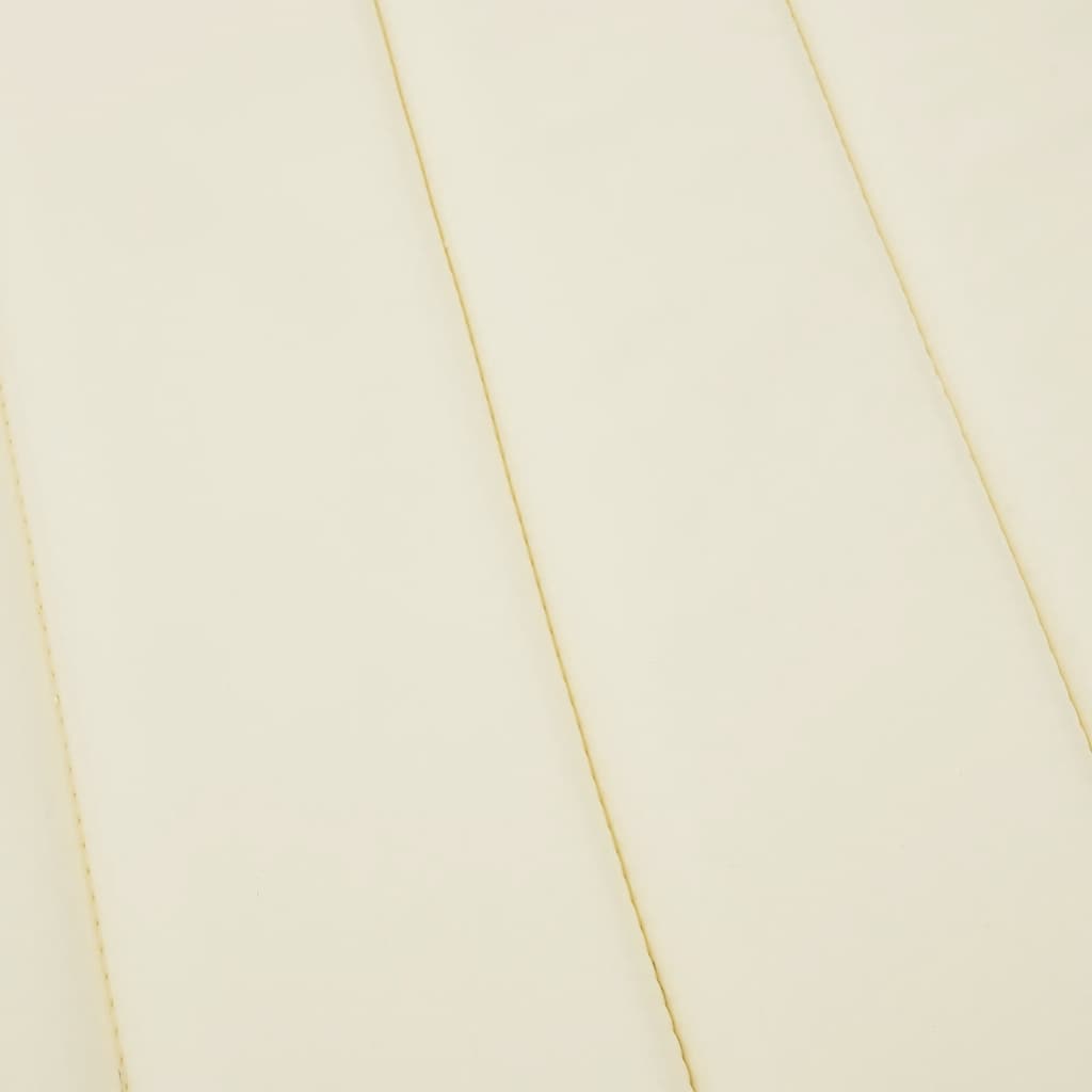 Sonnenliegen-Auflage Creme 180x60x4 cm Oxford-Gewebe