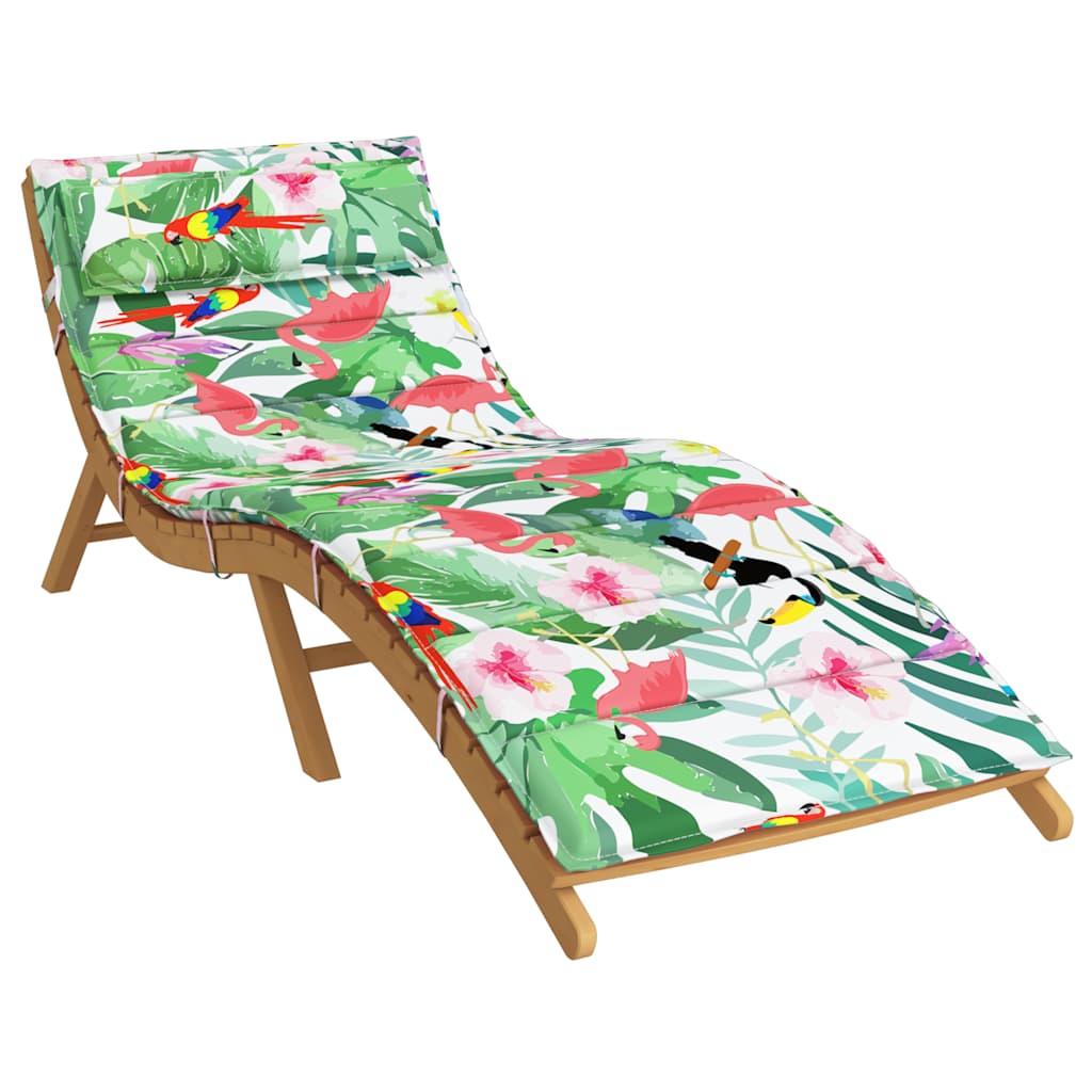 Sonnenliegen-Auflage Mehrfarbig 180x60x4 cm Oxford-Gewebe